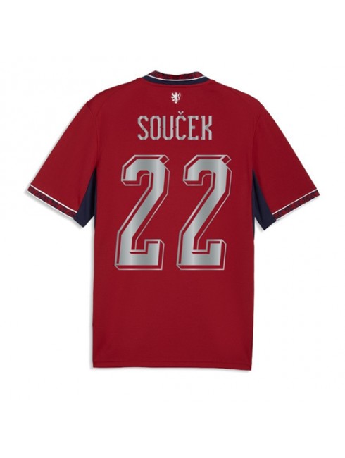 Tjeckien Tomas Soucek #22 Replika Hemmakläder VM 2026 Kortärmad Tjeckien Tomas Soucek #22 Replika Hemmakläder VM 2026 Kortärmad